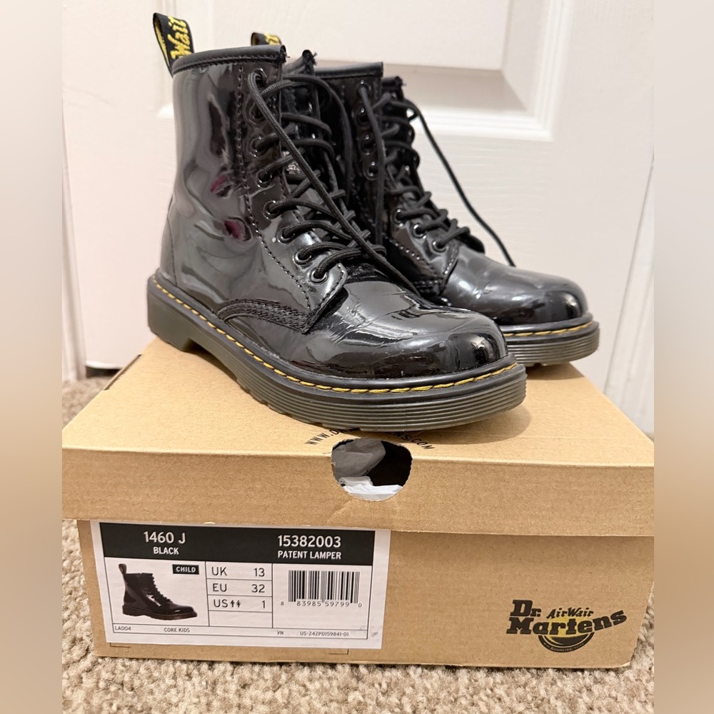 Dr. Martens Kids Black Boots